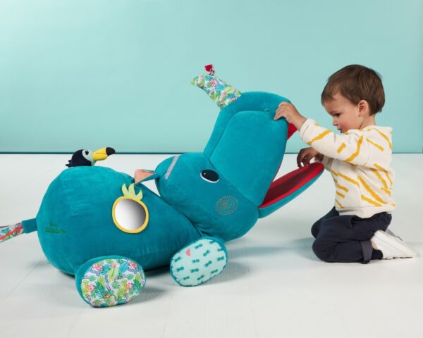 Peluche gigante guarda secretos Marius el rino, Lilliputiens