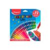maped-832072-12-maped-lapices-de-colores-color-peps-star-surtidos-en-estuche-de-72-pack-de-12 Crayones de madera 72 colores Maped