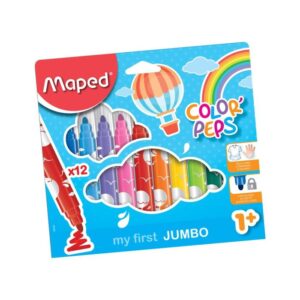 Marcadores Maxi my first Jumbo 12 colores Maped