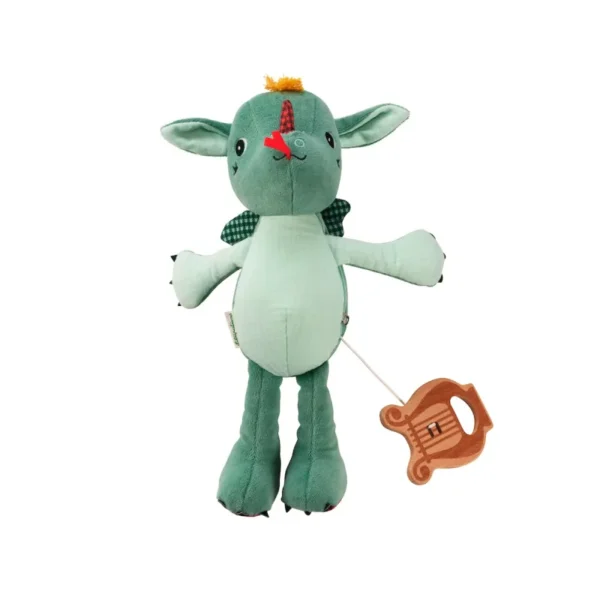 Peluche musical de cuerda Joe el dragón, Lilliputiens