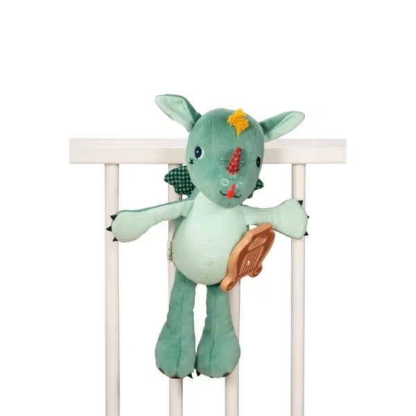Peluche musical de cuerda Joe el dragón, Lilliputiens