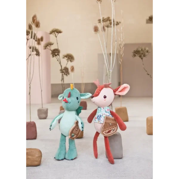 Peluche musical de cuerda Joe el dragón, Lilliputiens