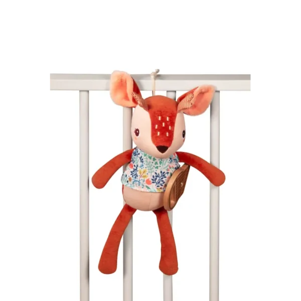 Peluche musical de cuerda Stella el venado, Lilliputiens