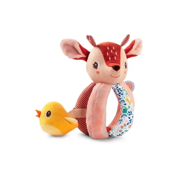 sonajero-con-asas-stella Sonajero con asas de peluche Stella el venado, Lilliputiens