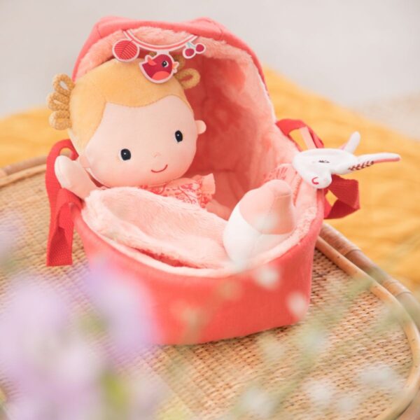 Bebe Lena y su moises de peluche, Lilliputiens